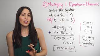 Solving Systems of Equations Elimination Method NancyPi [upl. by Attiuqehs827]