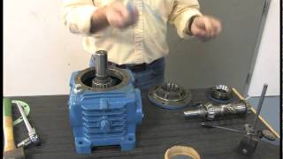 How To Change Bearings on Cone Drive Gearbox [upl. by Ylera421]