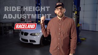 How To Adjust E90 amp E92 Coilovers  Raceland [upl. by Jinny]