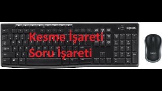 KESME İŞARETİ NASIL YAPILIR SORU İŞARETİ NASIL YAPILIR [upl. by Aneeras]