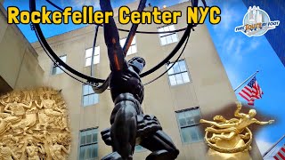 Rockefeller Center Walking Tour  A Manhattan Treasure 4K City Walk [upl. by Silas]