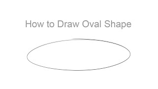 How to Draw Oval Shape Practice Oval Drawing for Mastery [upl. by Strauss684]