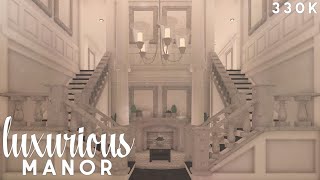 Bloxburg  Luxurious Manor Build [upl. by Broder]