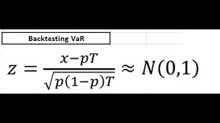 Backtesting VaR Value at Risk [upl. by Auot169]