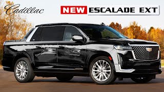 2022 Cadillac Escalade EXT Sport rendered As New Luxury Truck based on 2021 Platinum Model [upl. by Naneik]