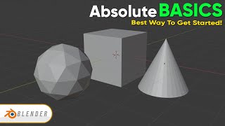 ABSOLUTE Beginner Basics Blender For Noobs [upl. by Neliac]