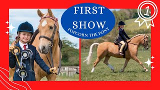 My First Horse Show with Popcorn the Pony [upl. by Anitsyrhc]