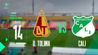 Deportes Tolima Vs Deportivo Cali  EN VIVO [upl. by Nedyrb]