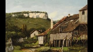 Gustave Courbet – Landscape at Ornans [upl. by Refynnej]