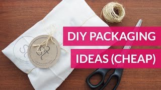 DIY Packaging Ideas for Business  Sustainable and Cheap [upl. by Thin]