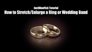 How to Stretch or Enlarge a Ring Tutorial [upl. by Neeven]