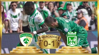 La Equidad 0  1 Atlético Nacional ⭐ LIGA BETPLAY COLOMBIA  RADIO EN VIVO  CC BY 30 [upl. by Anisamot]