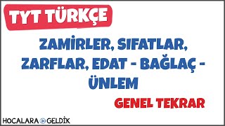 Zamirler Sıfatlar Zarflar Edat  Bağlaç  Ünlem [upl. by Yeznil]