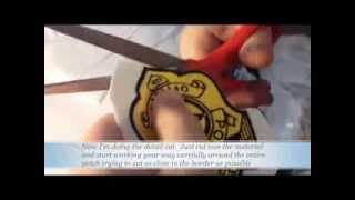 How to make your own embroidered patches  cheap and easy DIY badges [upl. by Arondel254]