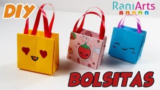 DIY  BOLSITAS DE REGALO ORIGAMI  GIFT BAGS [upl. by Arimahs]