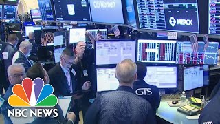 Stock Trading Halted After Markets Plunge At Market Open  NBC News [upl. by Tobey820]