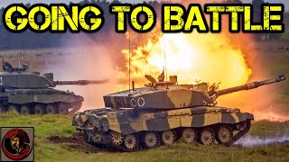 Challenger 2 tanks prepare for battle  BRITISH TANKS ULTIMATE TEST [upl. by Eibrab]