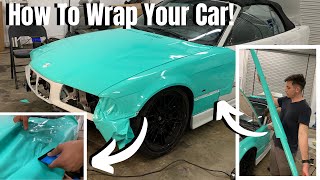 TIPS AND TRICKS FOR WRAPPING YOUR OWN CAR FOR BEGINNERS [upl. by Rebmit]