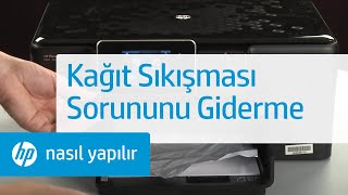 Kağıt Sıkışması Sorununu Giderme  HP Support [upl. by Ardeen]