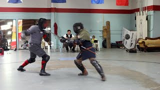 Mixed Weapon HEMA Fights At Davenriche Sword Fighting Tournament [upl. by Celestia]