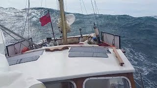 Ep009 Stormy Sailing in the Mediterranean Big Seas amp Gale Force Winds [upl. by Aldon291]