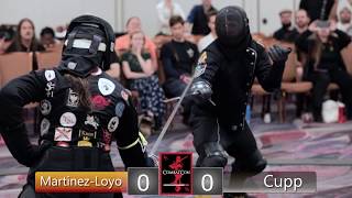 CombatCon 2019 HEMA Rapier Bronze Finals [upl. by Casimir613]