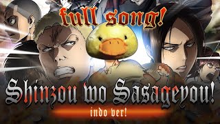 【djalto】 Shinzou wo Sasageyou  心臓を捧げよ Indonesian Cover  Attack on Titan S2 OP Full Song [upl. by Atnicaj858]