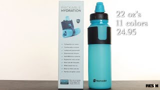 Nomader Collapsible Water Bottle UnboxingSpotlight [upl. by Faydra299]