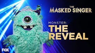 The Monster Is Revealed  Season 1 Ep 10  THE MASKED SINGER [upl. by Rudwik]