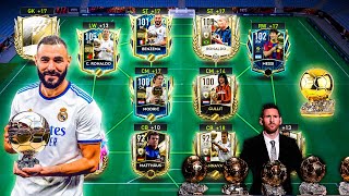 Ballon dOr Winners Special Squad Builder  FIFA Mobile 21 [upl. by Suhpoelc609]