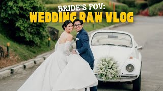 RAW WEDDING VLOG  Jen Barangan [upl. by Econah]