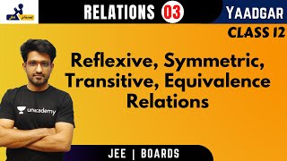 Relations  Reflexive  Symmetric  Transitive  Equivalence  Aman Malik  Yaadgar Series [upl. by Sewole]