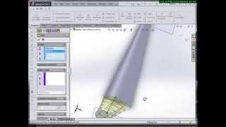 SolidWorksWindBlade [upl. by Cutter]