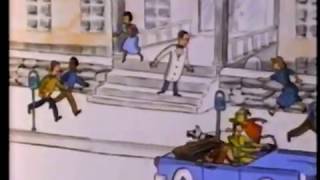 Curious George Goes to College old cartoon 80s [upl. by Otrebron]