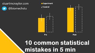 Ten Statistical Mistakes in 5 Min [upl. by Carrillo]