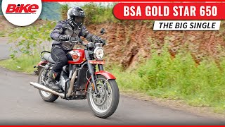 BSA Gold Star 650 Review  The Big Single  Bike India Magazine [upl. by Sawyor]