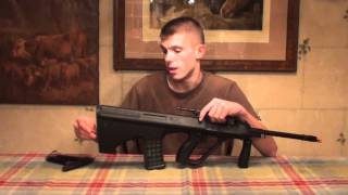 Classic Army Steyr AUG A2 Airsoft Gun Review [upl. by Rihaz]