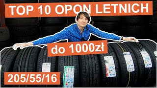 TOP 10 Opon letnich 2055516 do 1000zł na 2020r  moto LAB [upl. by Angelina991]