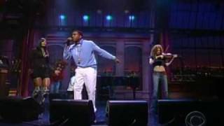 Kanye West ft Syleena Johnson amp Miri Ben Ari  All Falls Down LIVE  Letterman [upl. by Haropizt547]