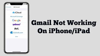 Gmail Not Working on iPhoneiPad iOS 17  Fixed 2023 [upl. by Ilaw518]