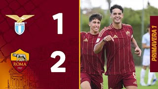 ⚽️⚽️ MISITANO ROMANO  LAZIO 12 ROMA  PRIMAVERA 1 HIGHLIGHTS [upl. by Faubion]