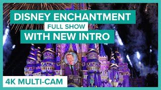 Disney Enchantment Fireworks in 4K  Full POV with New Intro [upl. by Eynobe588]