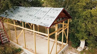 Building a Carport  Part 3  The Roof Trusses [upl. by Norse]