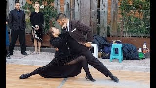 Amazing Real Tango Street Dance in Buenos Aires Argentina [upl. by Sadick739]