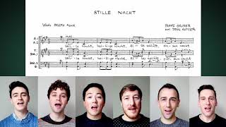 The Kings Singers  Stille Nacht Silent Night arr Rutter [upl. by Lanam89]