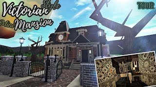 Victorian Style Mini Mansion  Tour  Bloxburg ROBLOX [upl. by Ceevah]