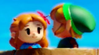 Zelda Links Awakening Switch  Special Link amp Marin Interactions [upl. by Andee]