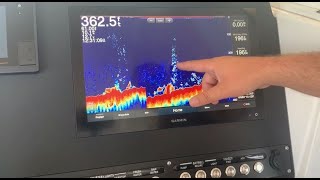 How to Use the Sonar and Adjust Frequencies on the Garmin 8600 Series [upl. by Acebber410]