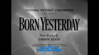 Born Yesterday 1950 title sequence [upl. by Eelan488]