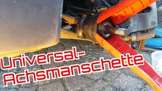 Universal Achsmanschette wechseln Renault Kangoo  Twingo  Clio [upl. by Savage]